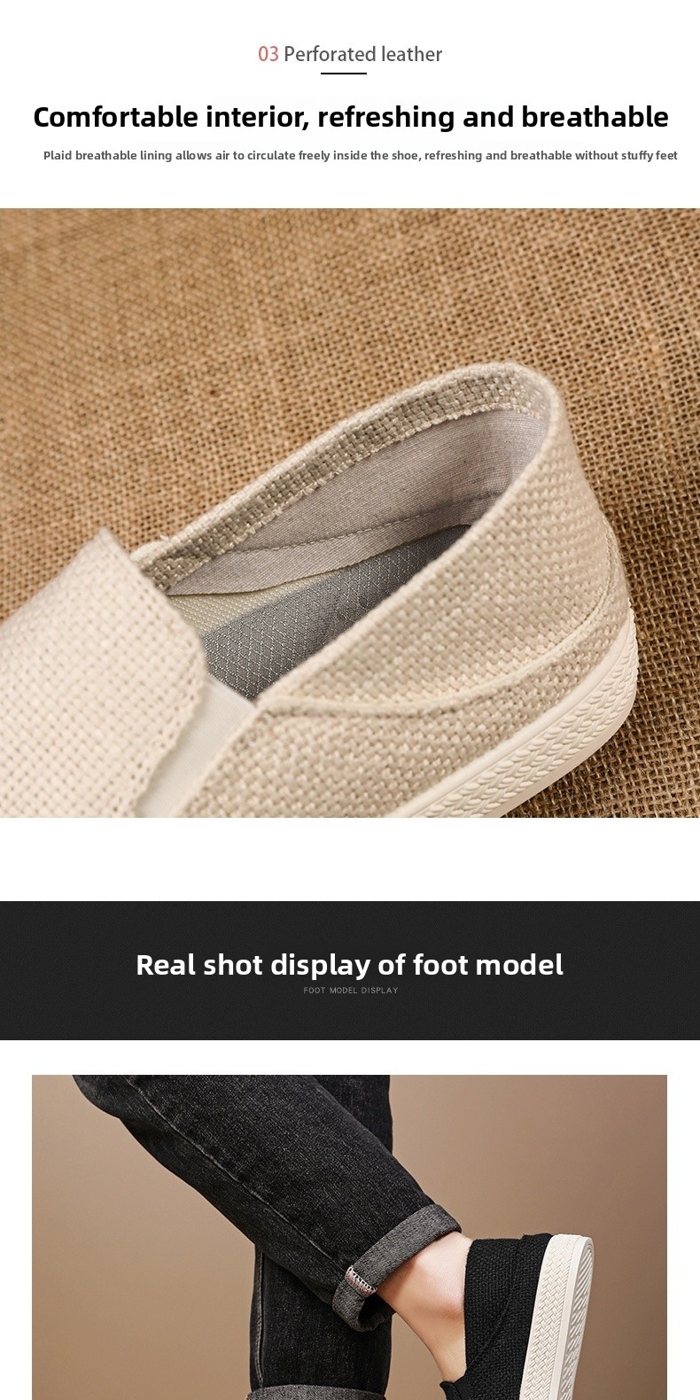 Canvas Summer Breathable Linen Trainers Lightweight Slip-on Shoes_voghion.com