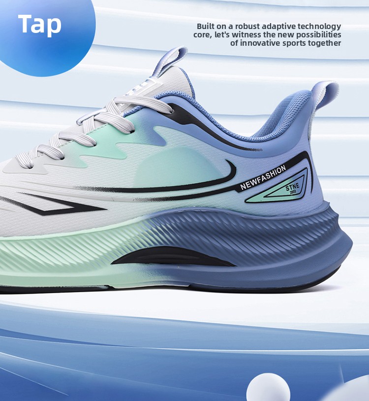 Mens Lightweight Breathable Mesh Running Shoes For Sports_voghion.com