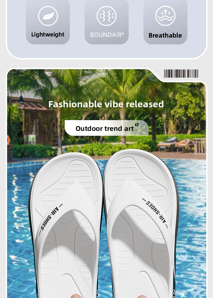 Men's Flip-flops For Summer With Cushioning And Non-slip Sole_voghion.com