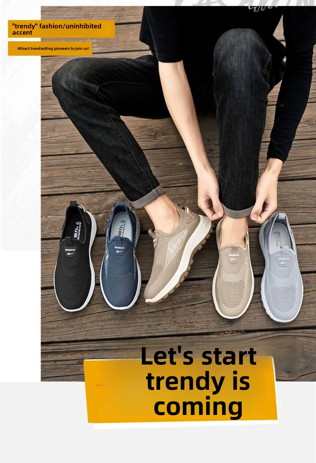 Men's Breathable Mesh Walking Shoes Old Beijing Style Summer_voghion.com