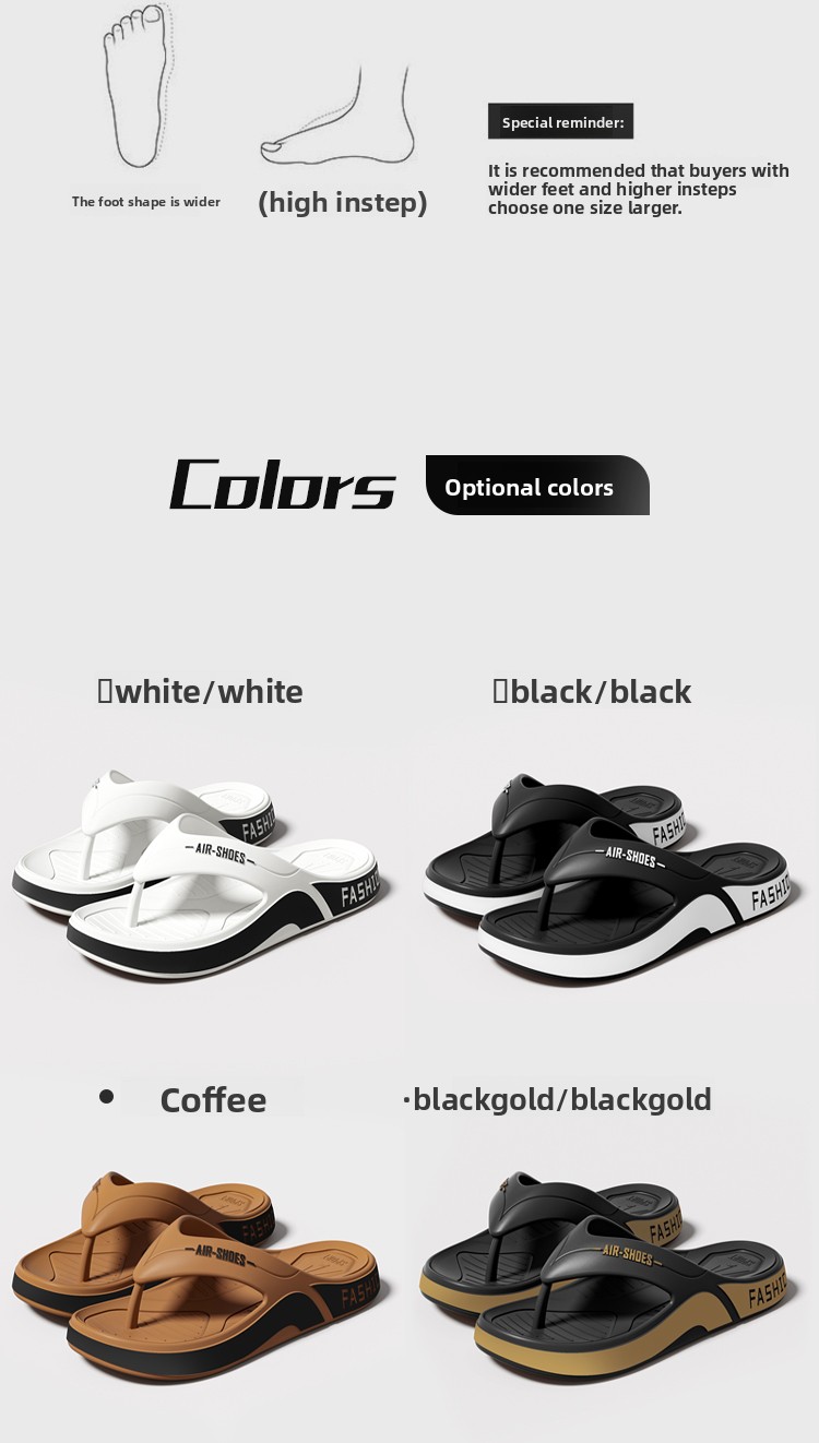 Men's Flip-flops For Summer With Cushioning And Non-slip Sole_voghion.com