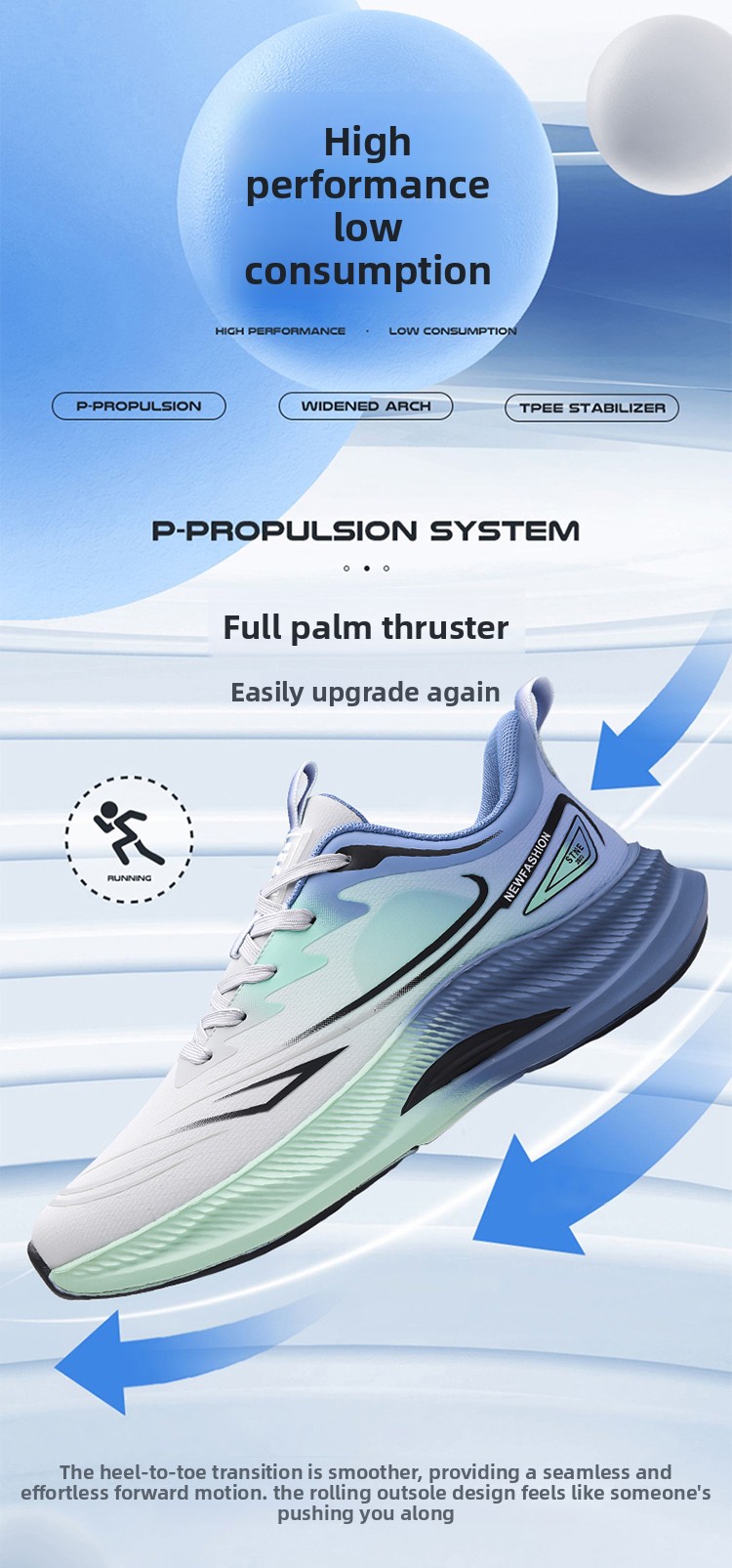 Mens Lightweight Breathable Mesh Running Shoes For Sports_voghion.com