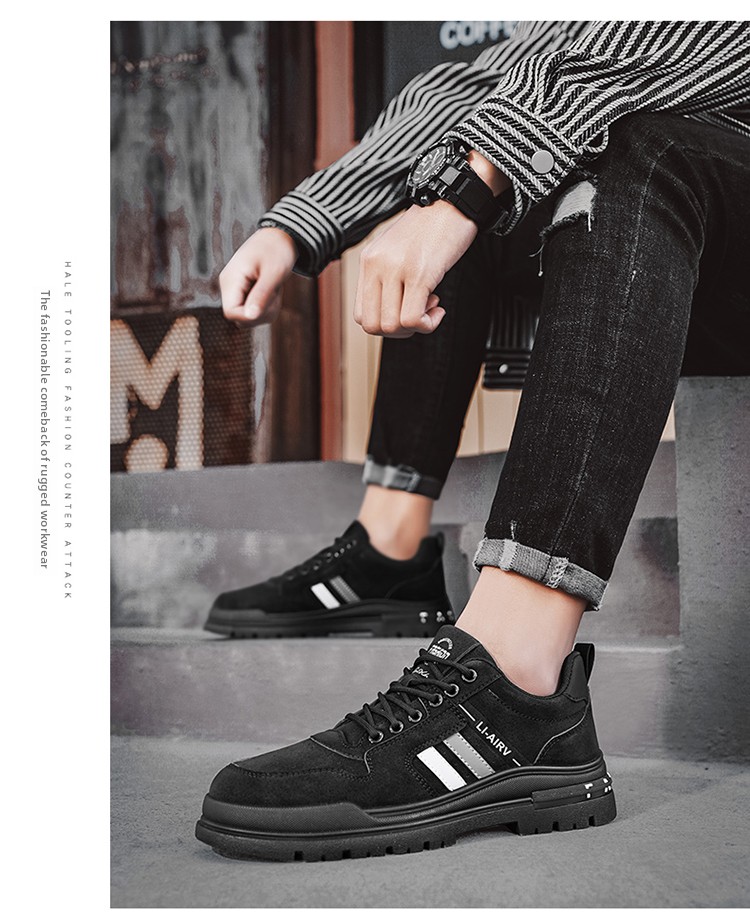 Breathable Mens Safety Work Shoes For Construction Sites Waterproof_voghion.com