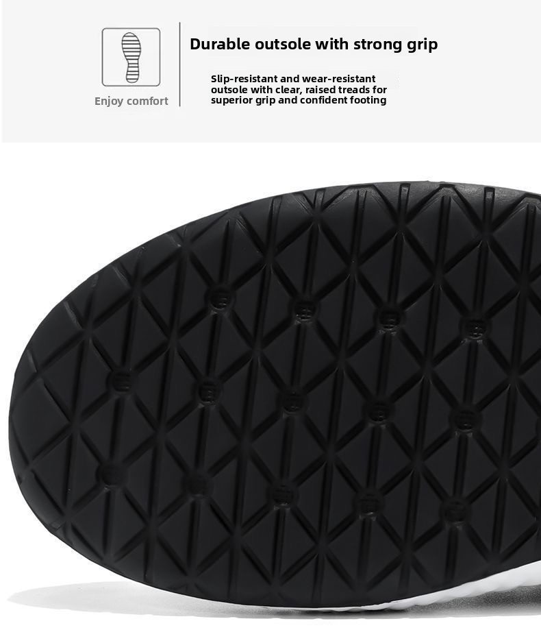 Men's Breathable Mesh Running Shoes Soft Sole Versatile Trainers_voghion.com