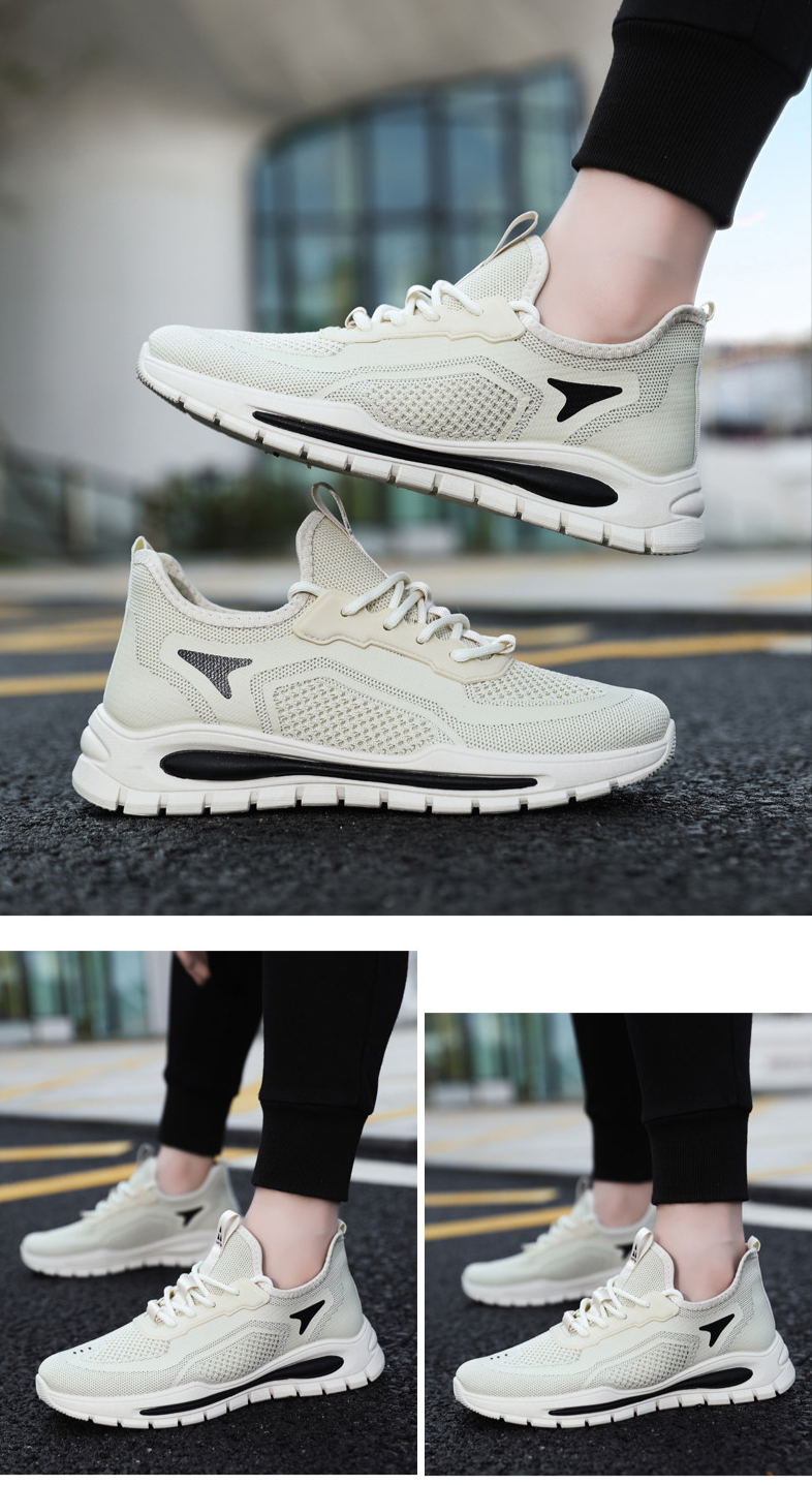 Breathable Black Safety Trainers For Men Non-slip Work Shoes_voghion.com