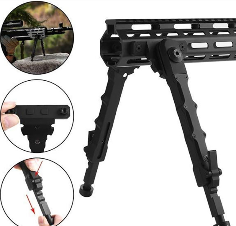 V9 Split MLok Tripod, M-LOK Metal Tactical Bracket, Black Mlok Tripod_desvips.com