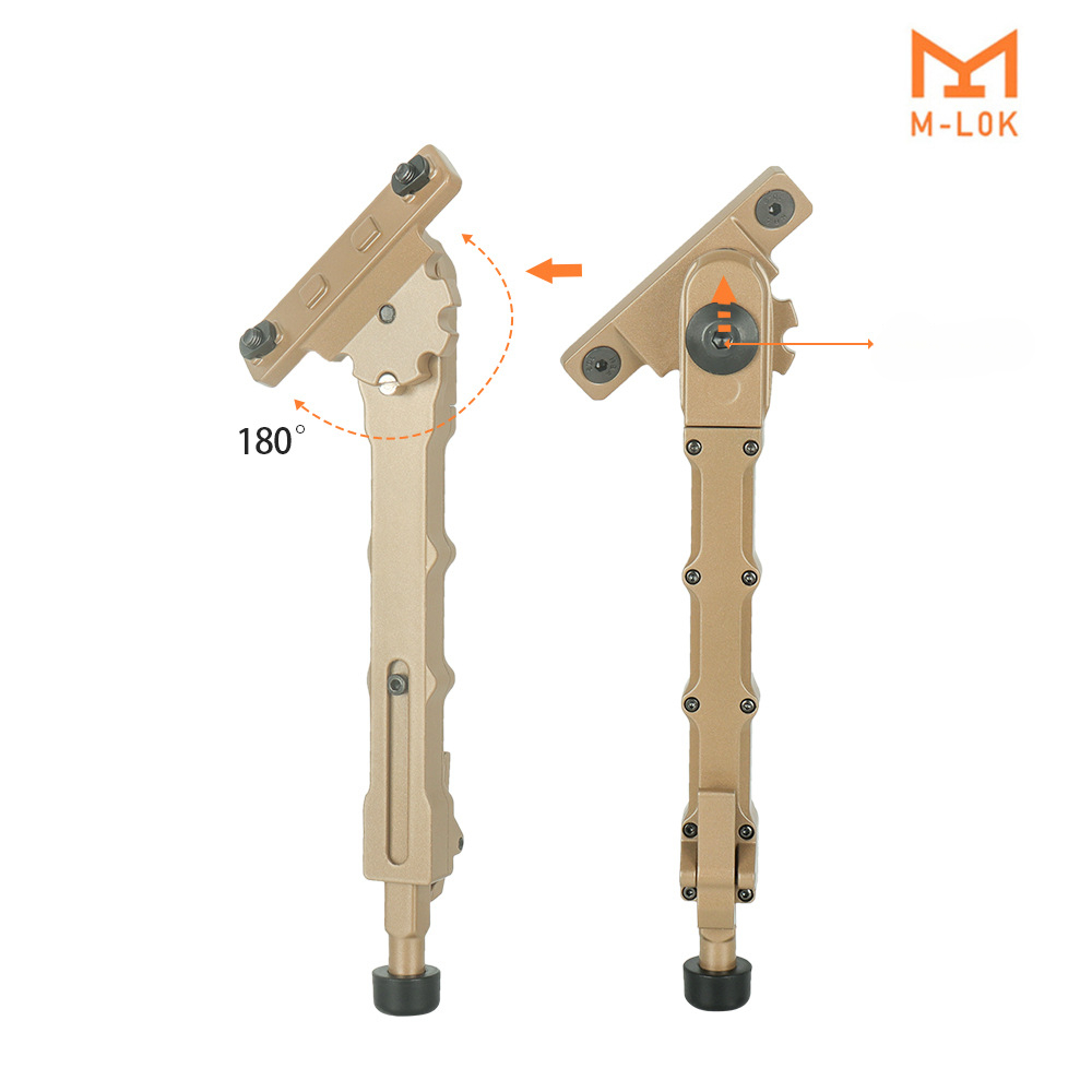 V9 Split MLok Tripod, M-LOK Metal Tactical Bracket, Black Mlok Tripod_desvips.com