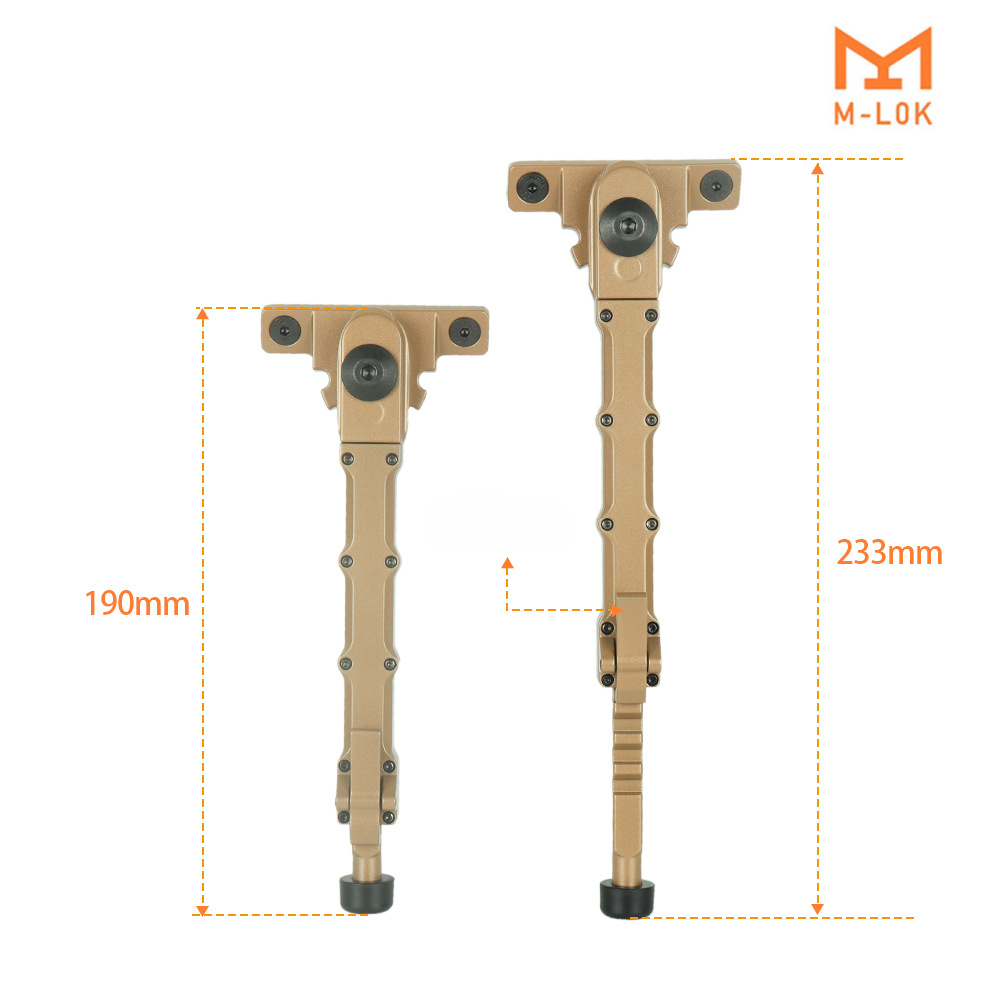 V9 Split MLok Tripod, M-LOK Metal Tactical Bracket, Black Mlok Tripod_desvips.com