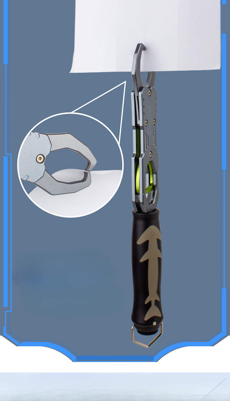 360-degree Rotating Aluminum Alloy With Symmetrical Fish Controller, Hook Extractor, Line Cutter, Fishing Pliers And Multifunctional Road Pliers._desvips.com