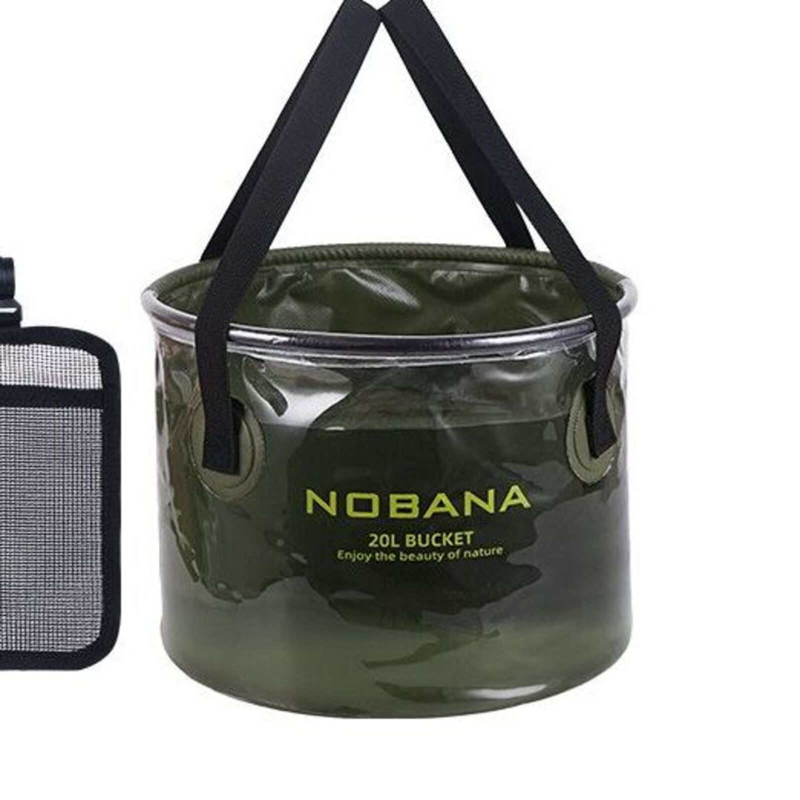 NOBANA Nouveau seau télescopique pliable et portable pour le camping, les voyages et les barbecues, idéal pour laver les légumes et faire la vaisselle._voghion.com