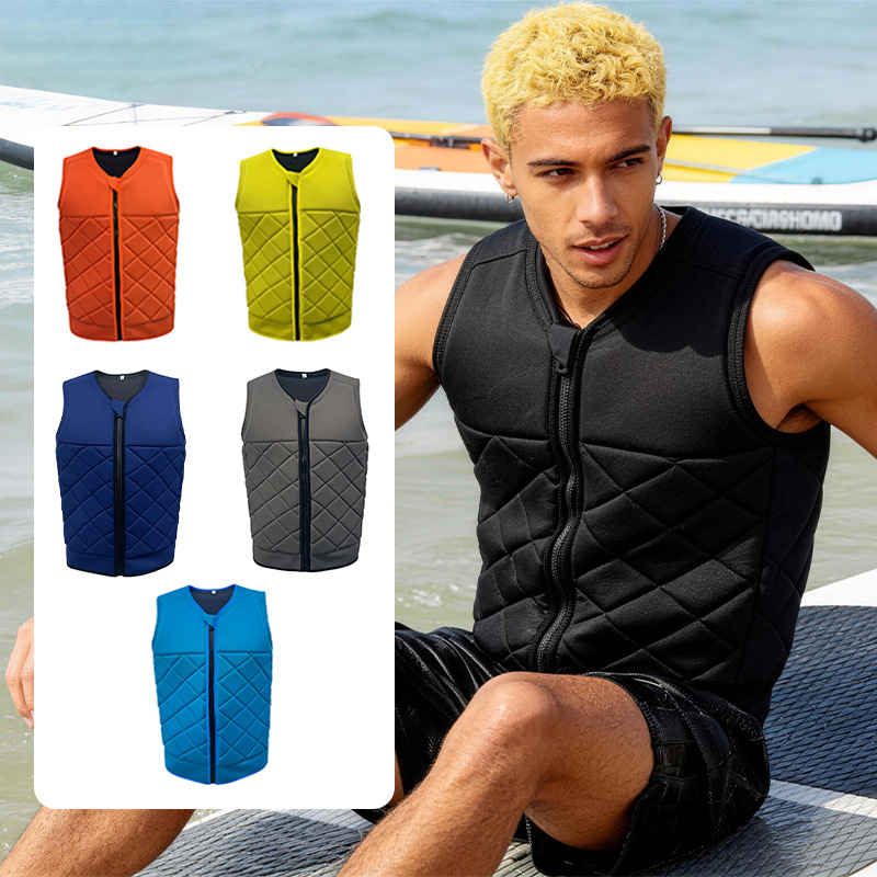 High Buoyancy Adult Life Jacket Cross-border Use, Premium Rescue Equipment For Surf, Motorcycl, Kayak, And_desvips.com