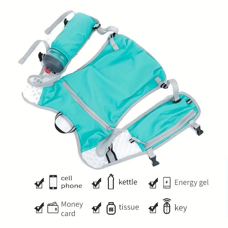 Cross-border Light Luxury Vest Bag For Sports, Hiking, Mountaineering, Outdoor Cycling, Large-capacity Water Bag,_desvips.com