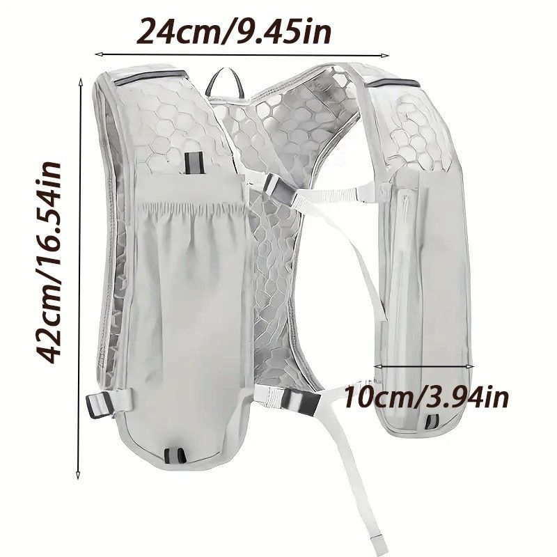Cross-border Light Luxury Vest Bag For Sports, Hiking, Mountaineering, Outdoor Cycling, Large-capacity Water Bag,_desvips.com