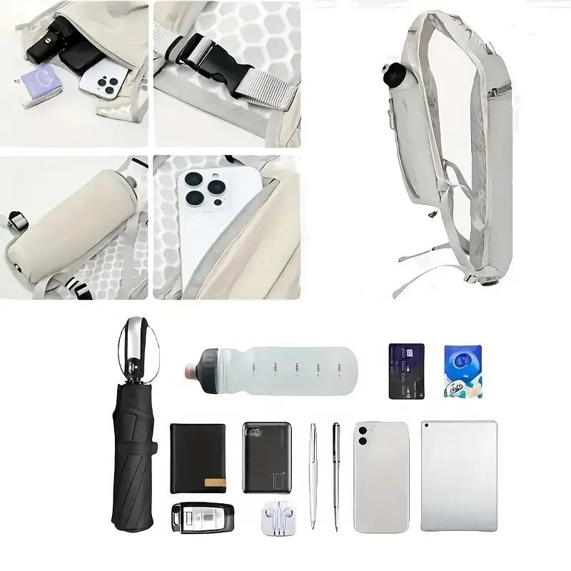 Cross-border Light Luxury Vest Bag For Sports, Hiking, Mountaineering, Outdoor Cycling, Large-capacity Water Bag,_desvips.com