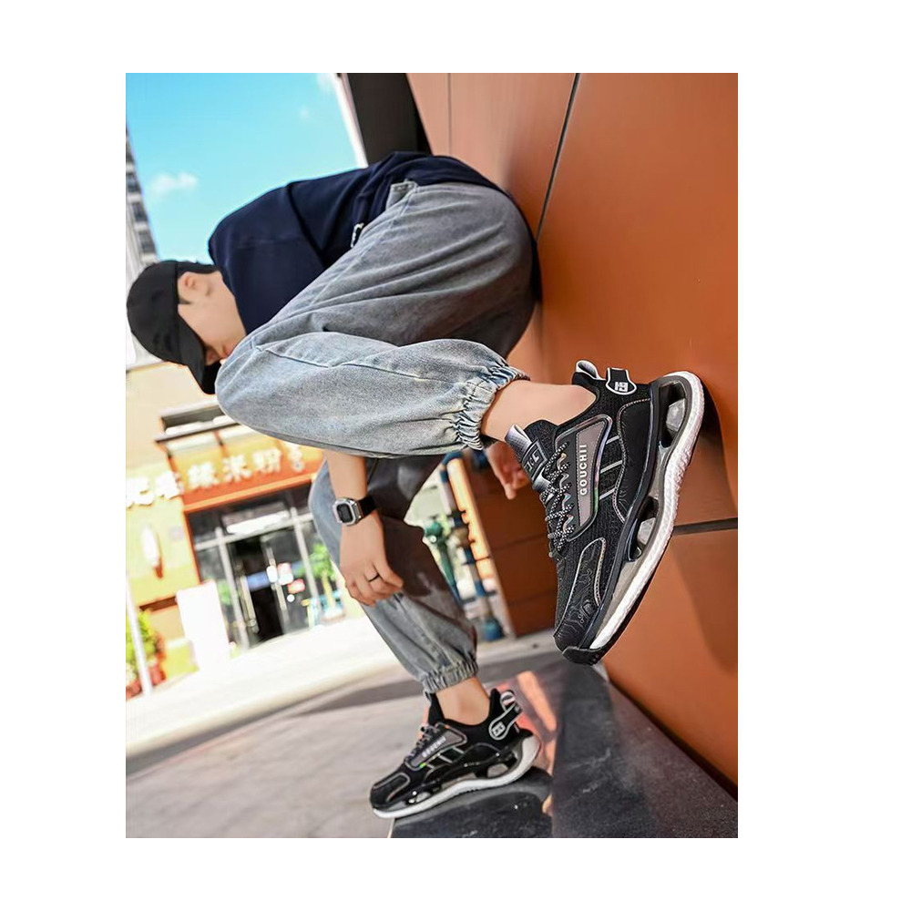 Men's 2026 New Spring Model Teenagers, Lightweight Soft Sole Ultra-Light Shock-Absorbing Running Sneakers, Trendy Shoes_desvips.com